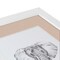ArtToFrames Collage Photo Picture Frame with 5 - 4x6 inch Openings, Framed in White with Over 62 Mat Color Options and Plexi Glass (CSM-3966-153)